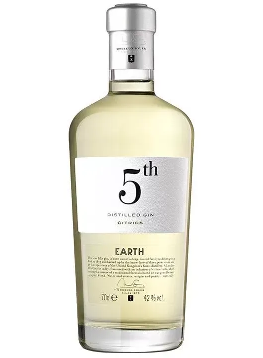 [0000463] 5th Earth Yellow Gin 42° 0.7L