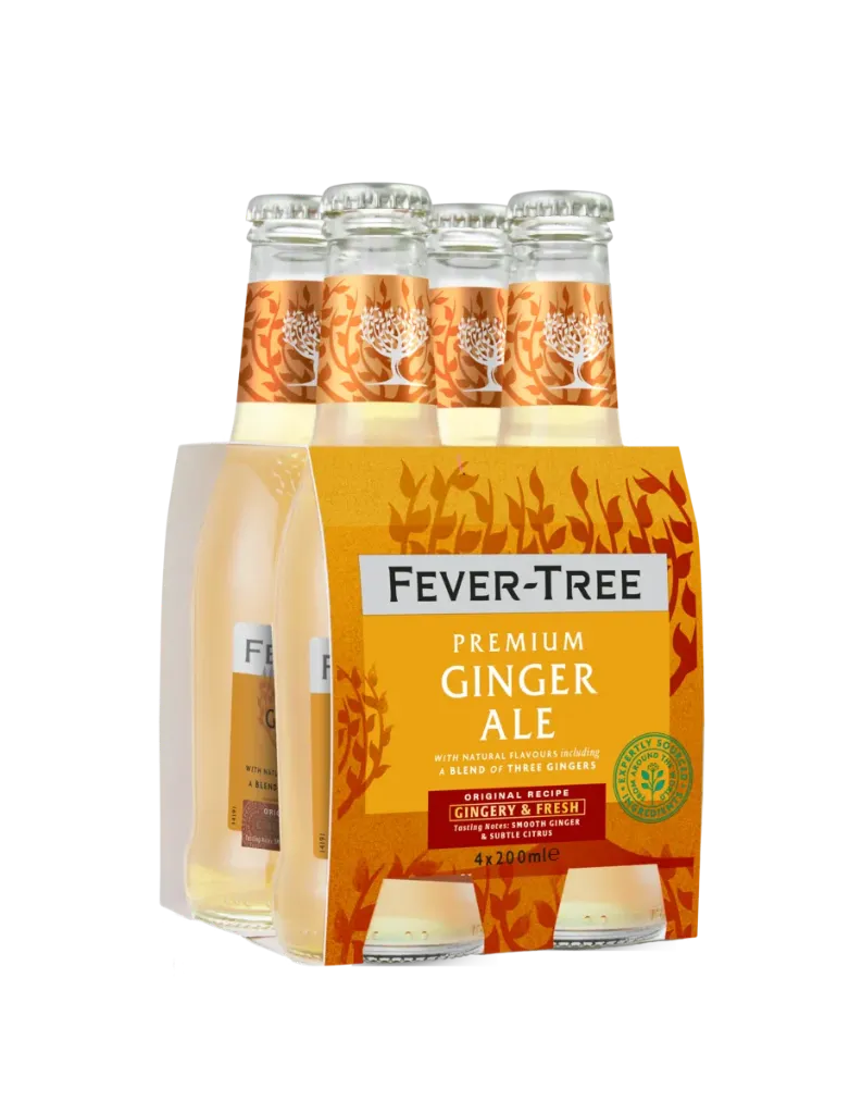 [0000621] Fever Tree Ginger Ale 24 x 0.2L