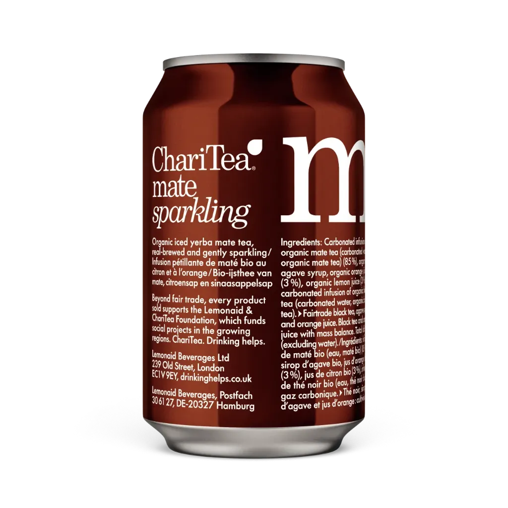 [0001700] Charitea Mate Canette 12 x 0.33L